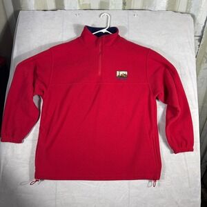 Profile Varsity Men's Arizona Wildcats Pullover Sweatshirt Fleece Red 1/4 Zip XL